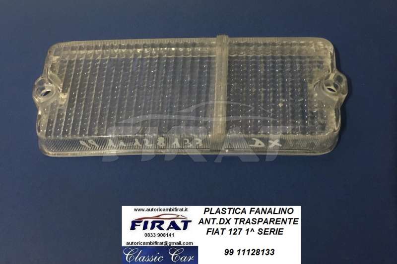 PLASTICA FANALINO FIAT 127 1 SERIE ANT.DX TRASPARENTE
